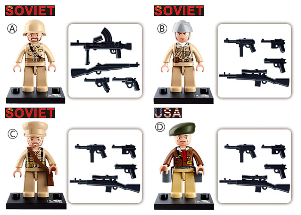 Sluban WWII Mini Figures (blind pack) - Image 3