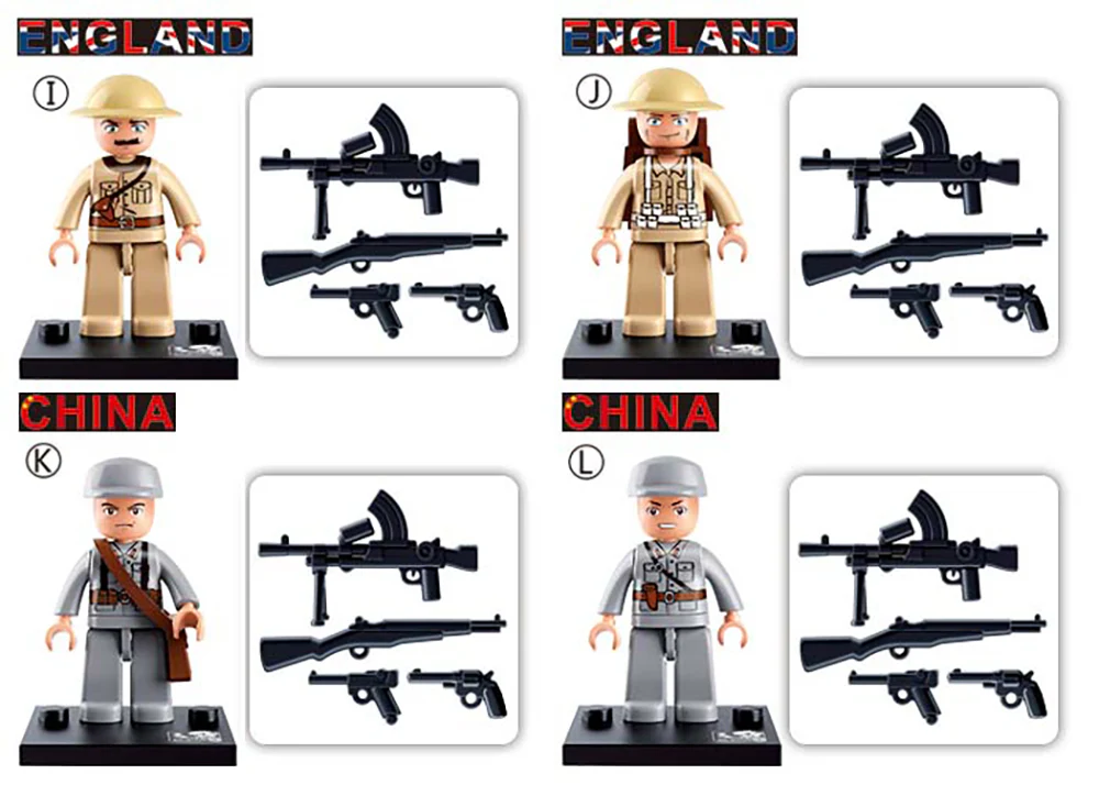Sluban WWII Mini Figures (blind pack) - Image 4