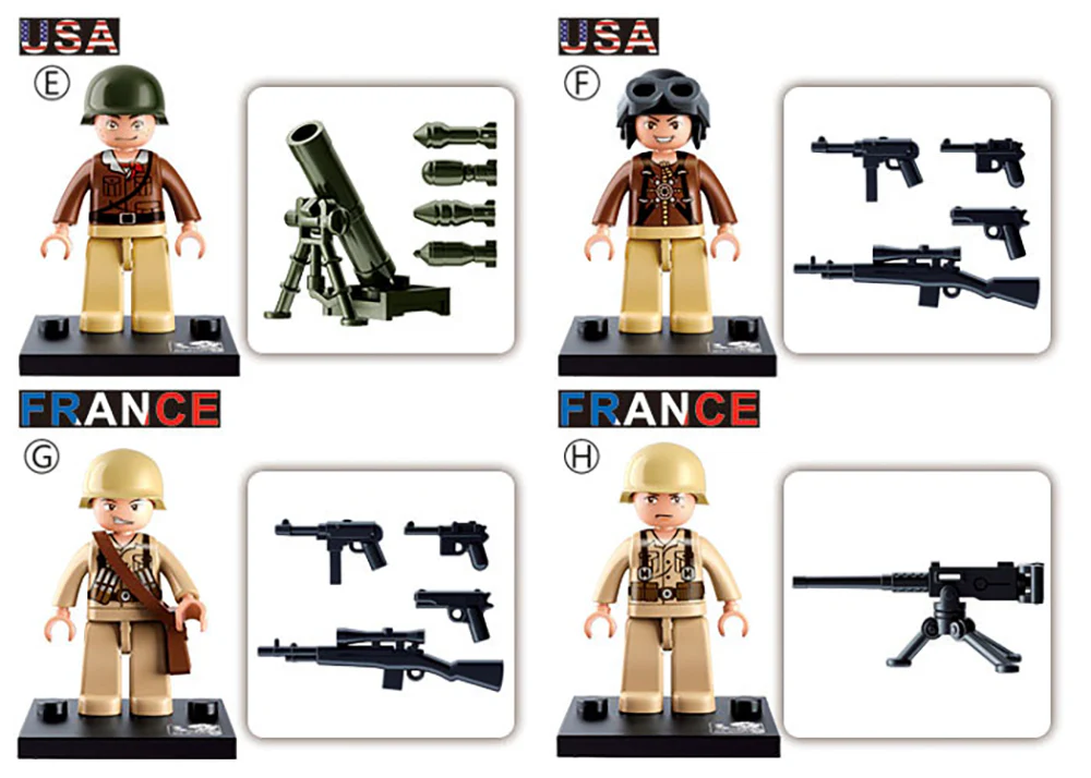Sluban WWII Mini Figures (blind pack) - Image 5