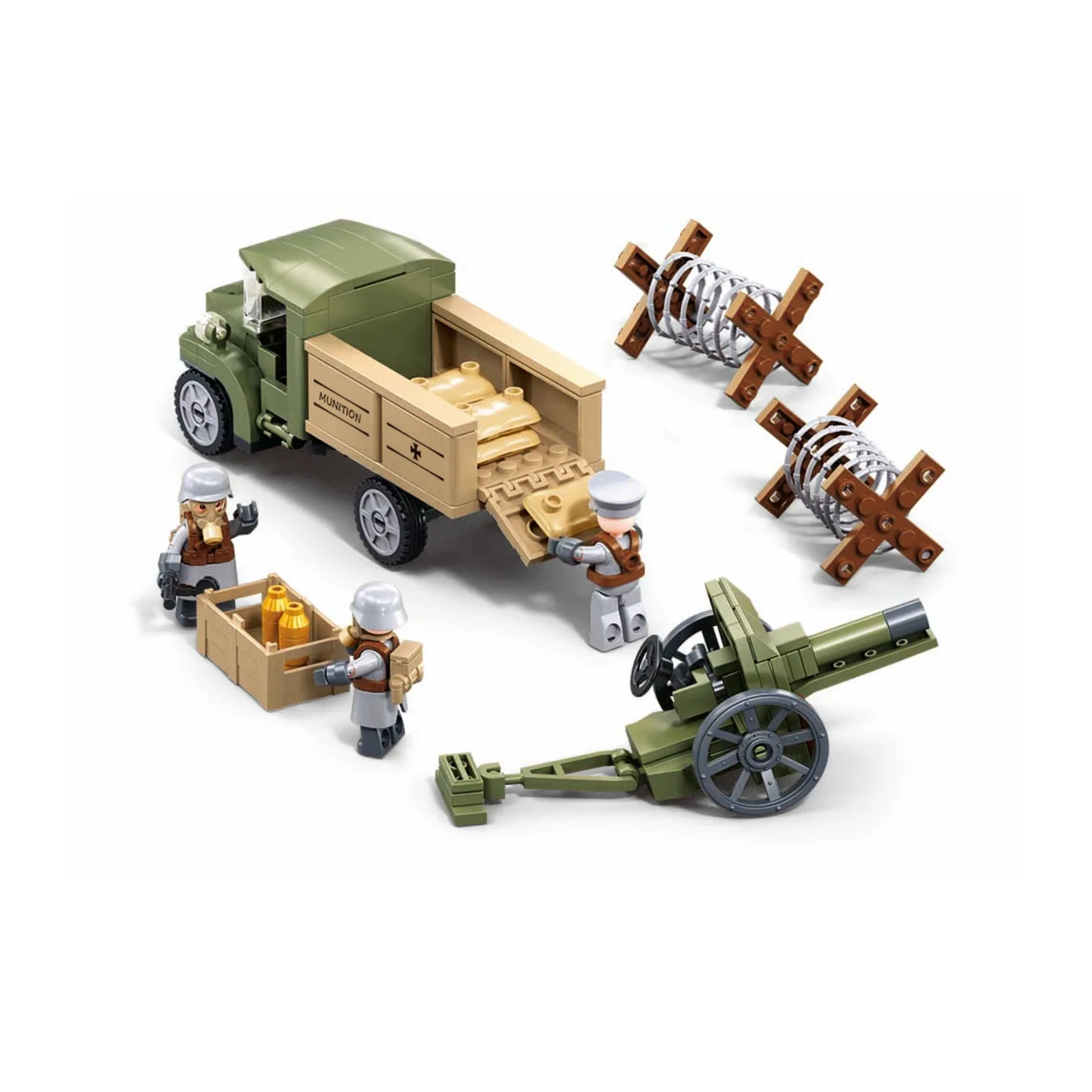 Sluban WWI Mark V Tank Offensive Brick Set - Image 3