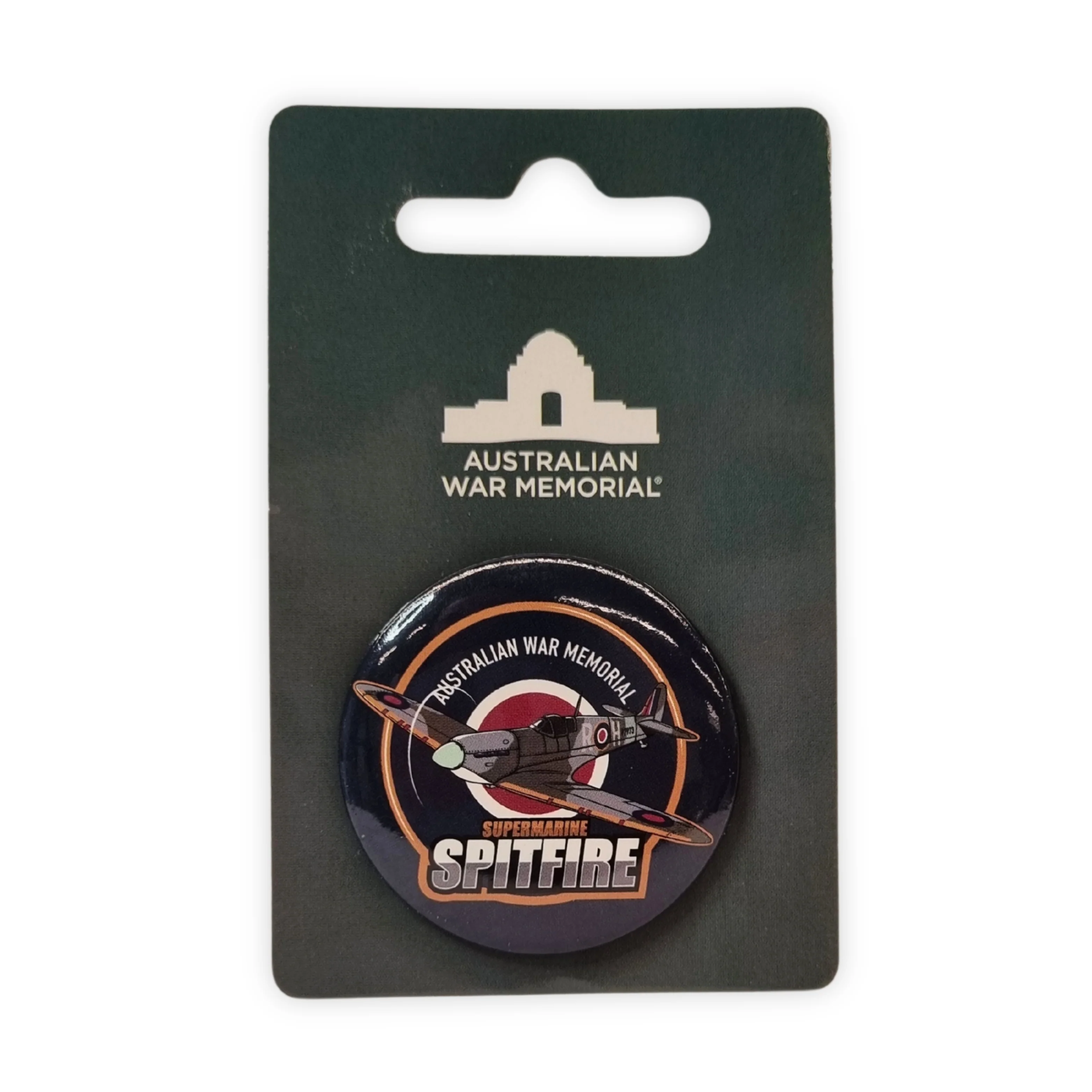 Button badge: Supermarine Spitfire, 452 Squadron - roundel - Image 3