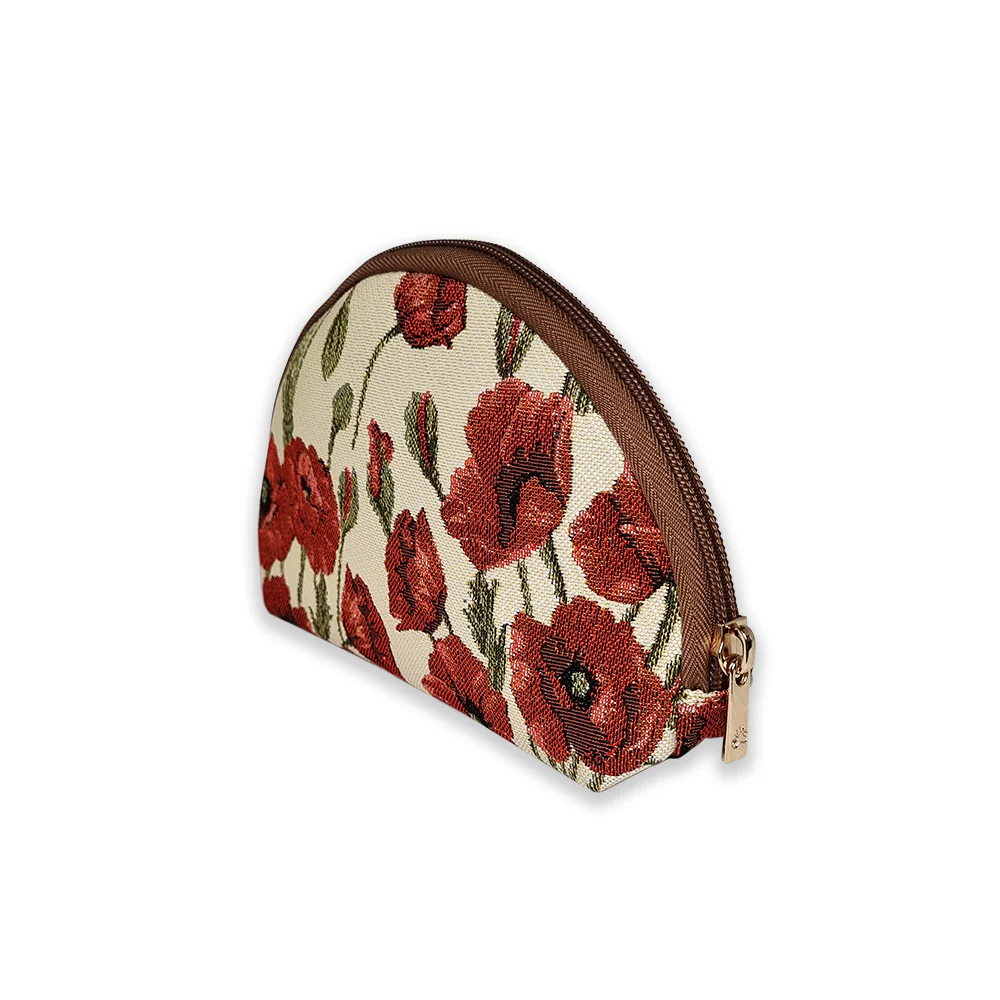 Cosmetic bag: Poppy tapestry - Image 2