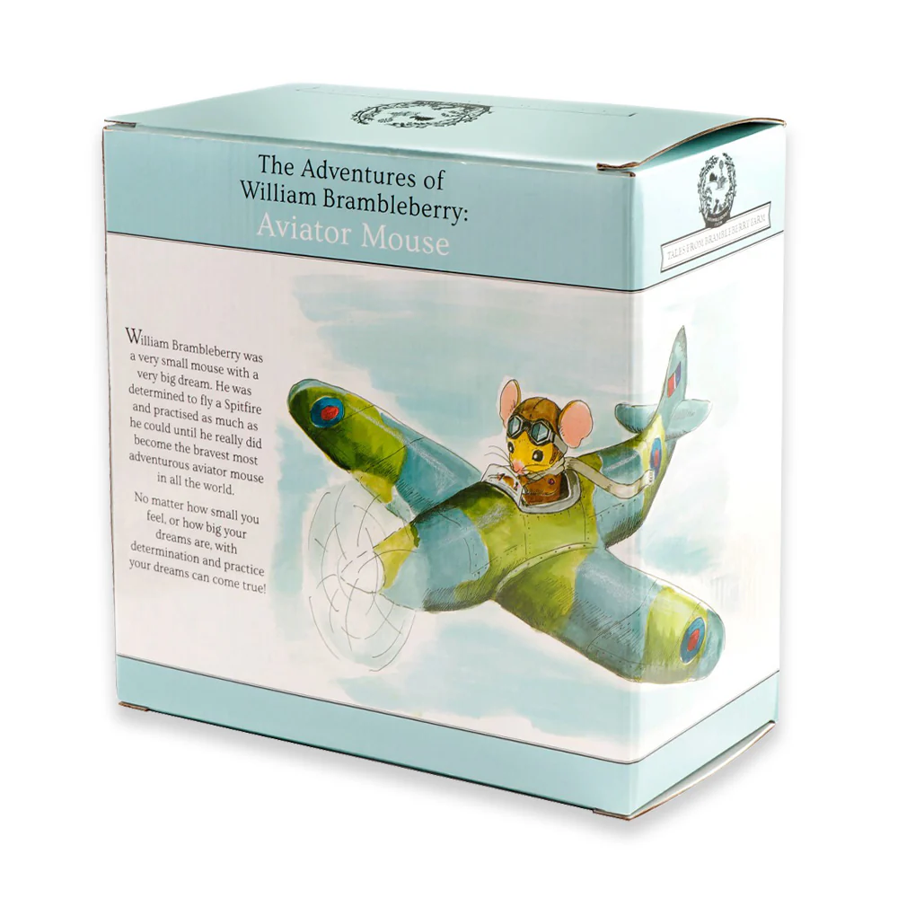 Gift set: The Adventures of William Brambleberry, Aviator Mouse [book and toy set] - Image 2