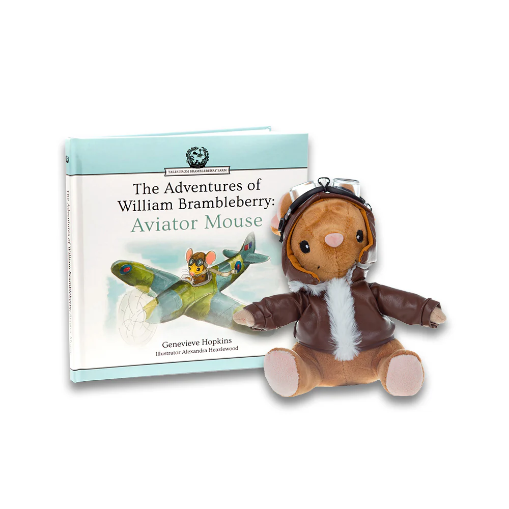 Gift set: The Adventures of William Brambleberry, Aviator Mouse [book and toy set] - Image 3