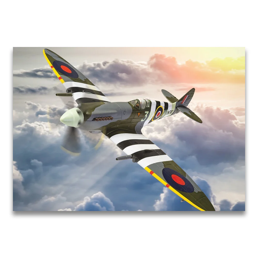 Jigsaw puzzle: Corgi D-Day Supermarine Spitfire Mk.XIVc [1000 pieces] - Image 2
