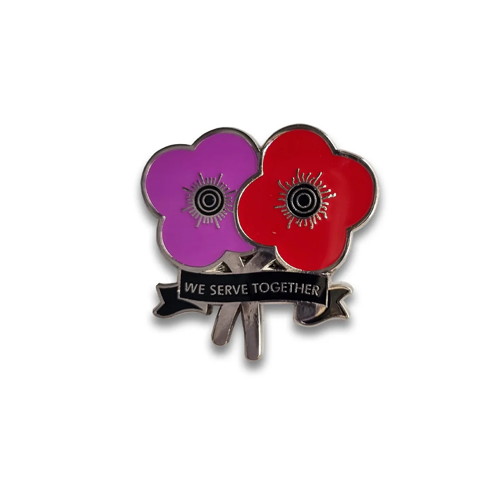 We Serve Together Lapel Pin