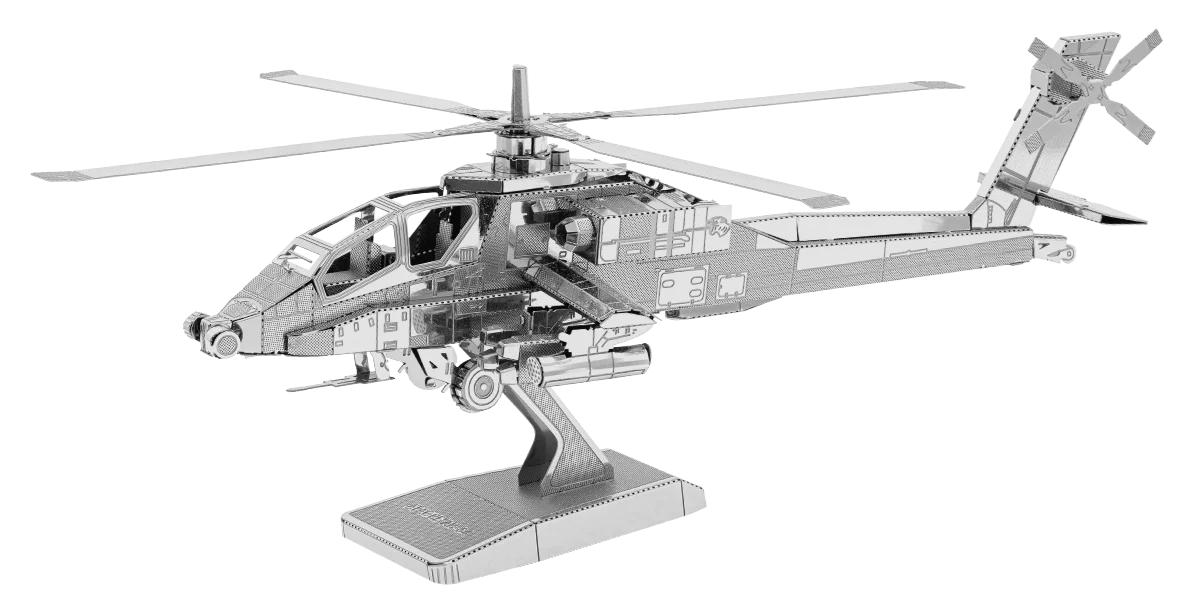 Metal Earth- AH-64 Apache 1:113 Scale Steel Model Kit