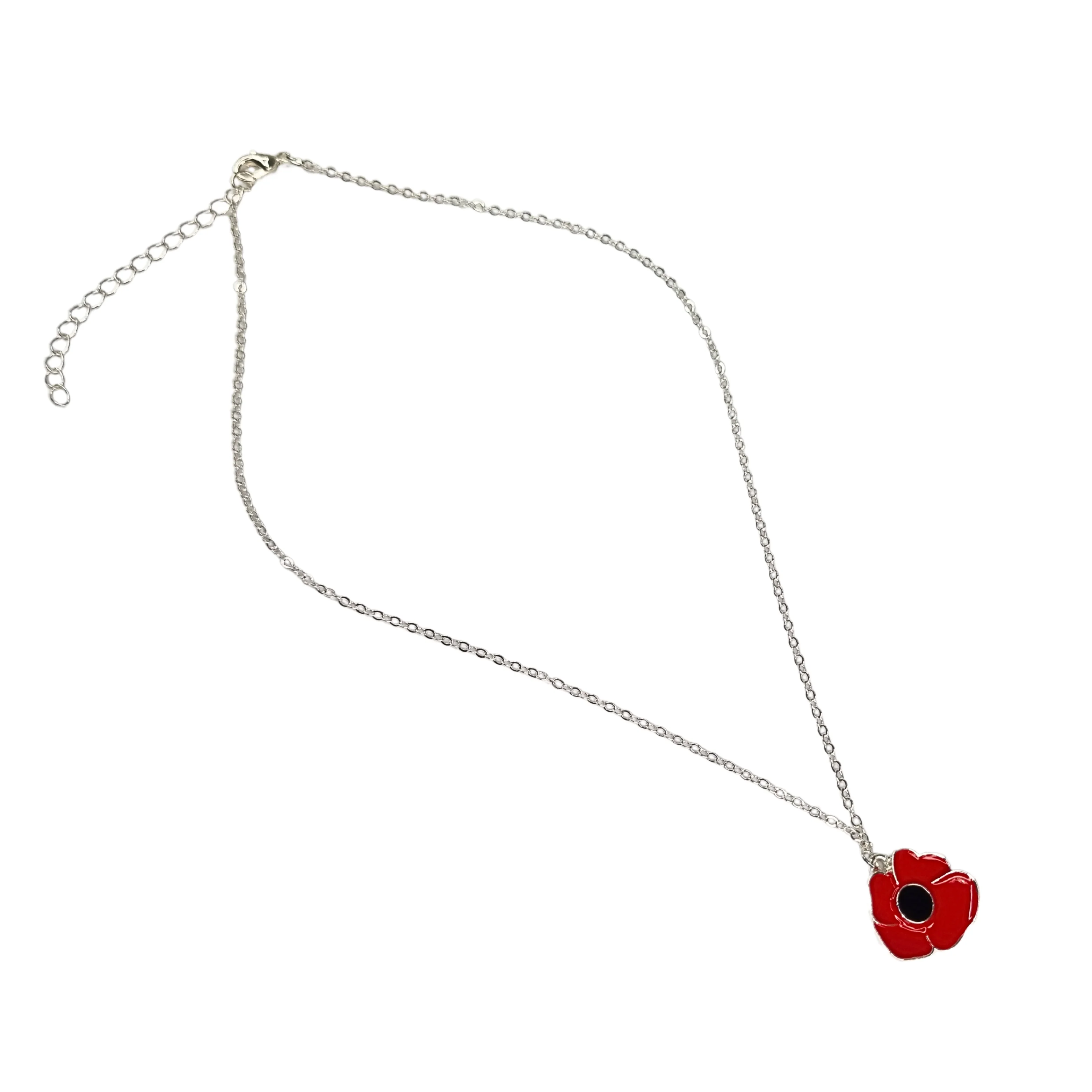 Necklace: Poppy, silver-plated - Image 3