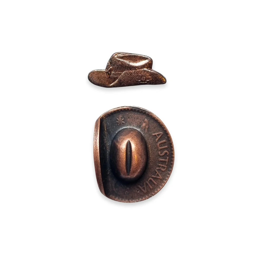 Penny Digger Hat Duo Lapel Pin Set