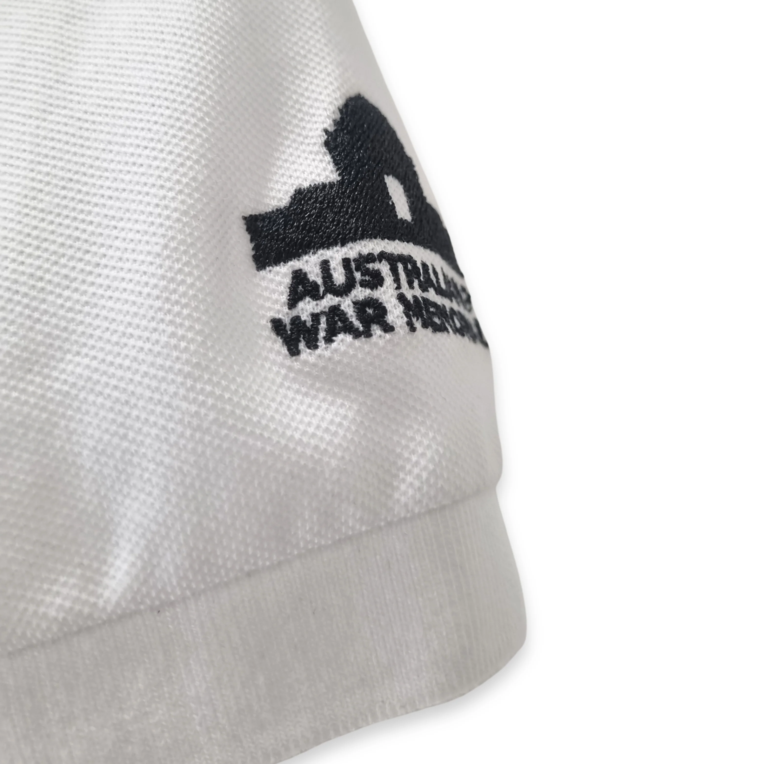 Polo Shirt: Poppies - White - Image 4