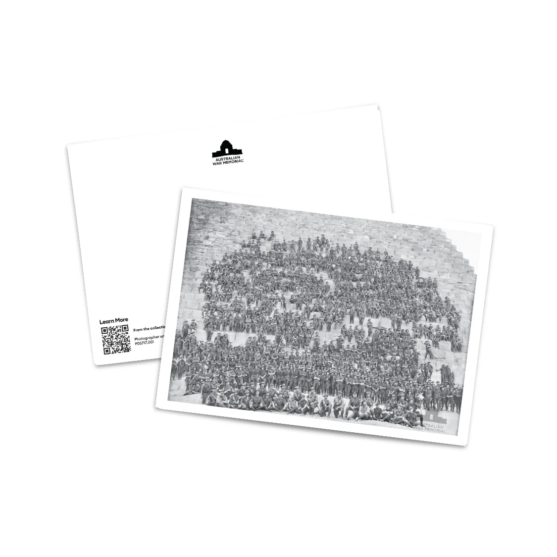 Postcard: 11th Battalion on the Great Pyramid of Khufu (Cheops) - Image 2