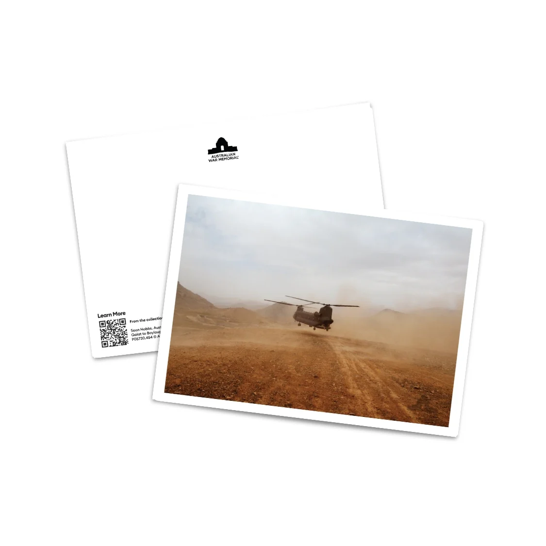 Postcard: Australian Army CH-45D Chinook A15-202 - Image 2