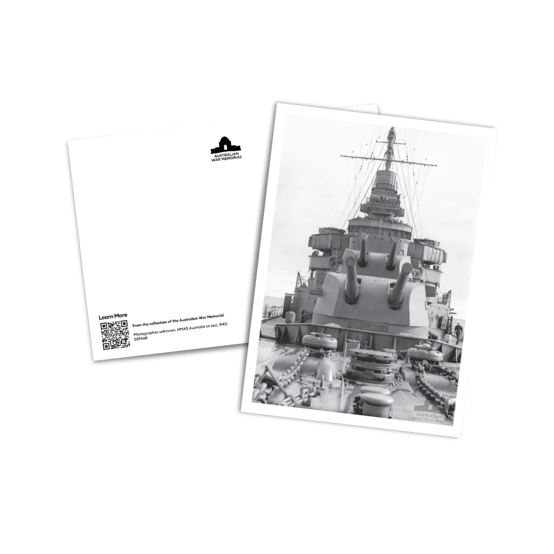 Postcard: HMAS Australia at sea - Image 2
