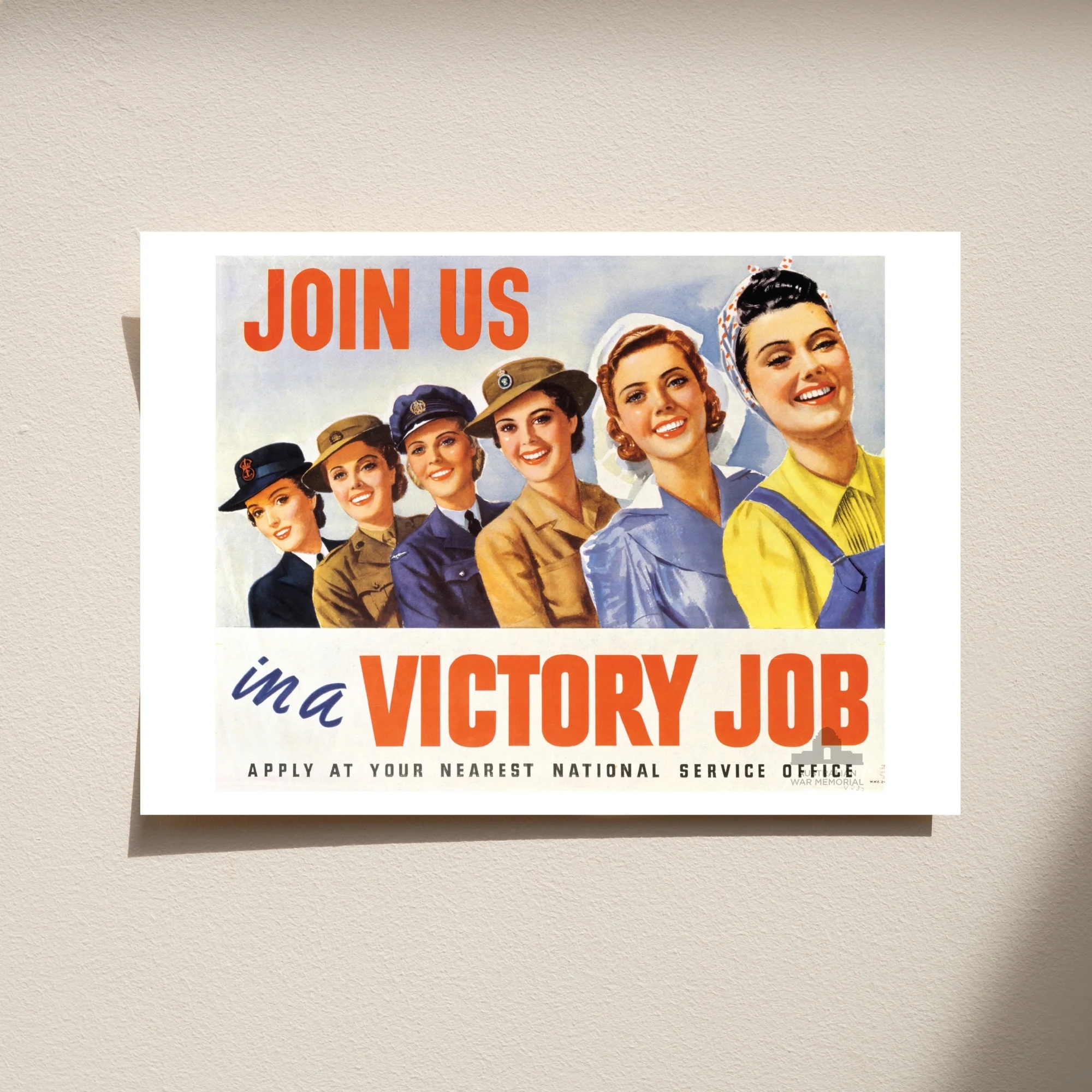 Postcard: Join us in a victory job