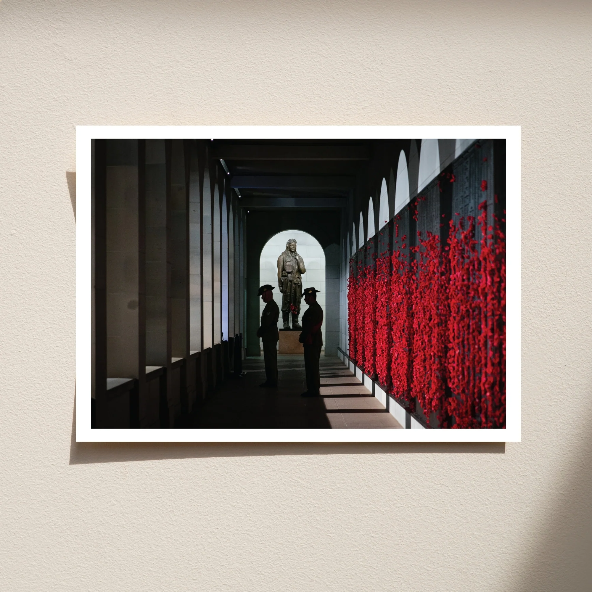 Postcard: Standing guard, Roll of Honour at the Australian War Memorial