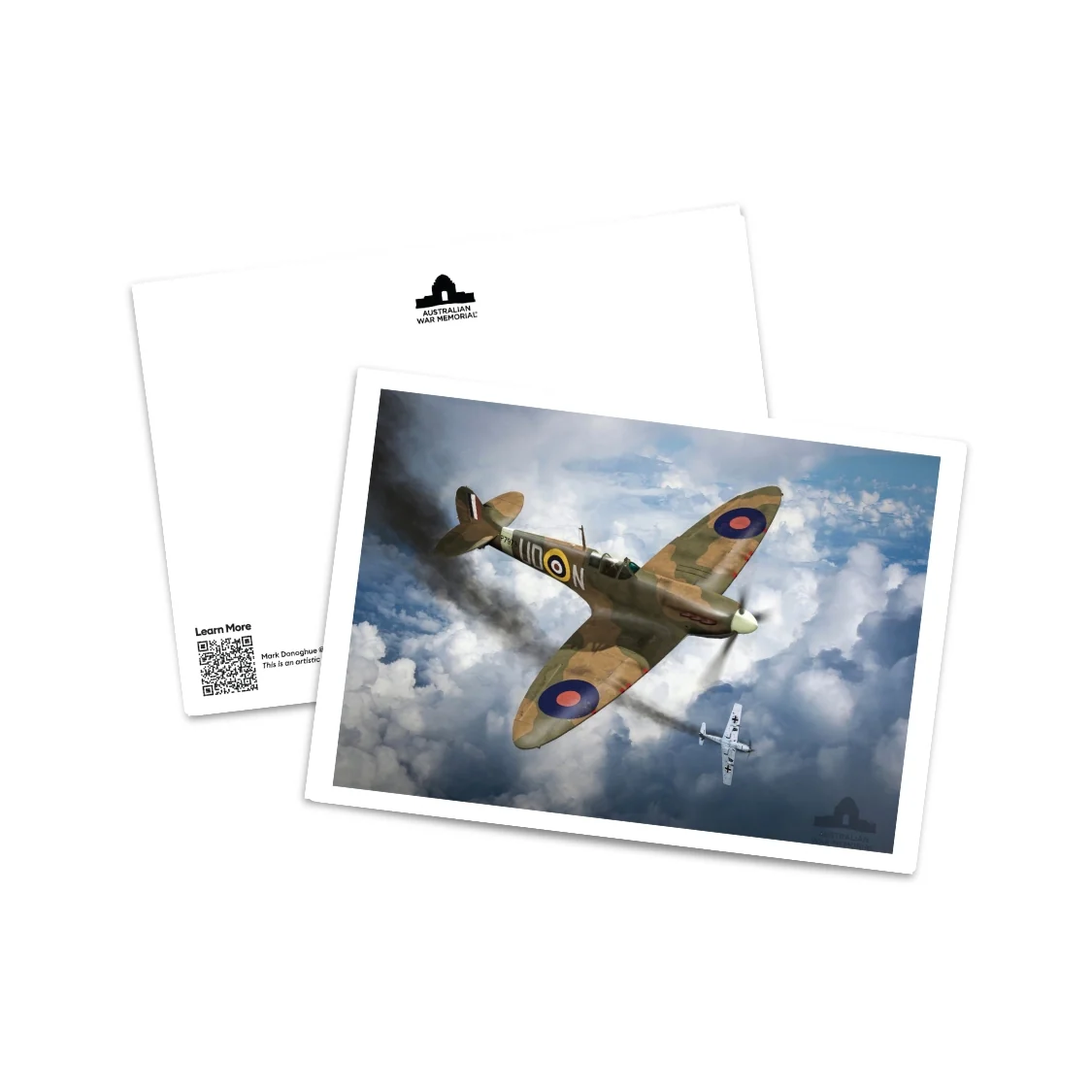Postcard: Truscott's Spitfire, in action - Image 2