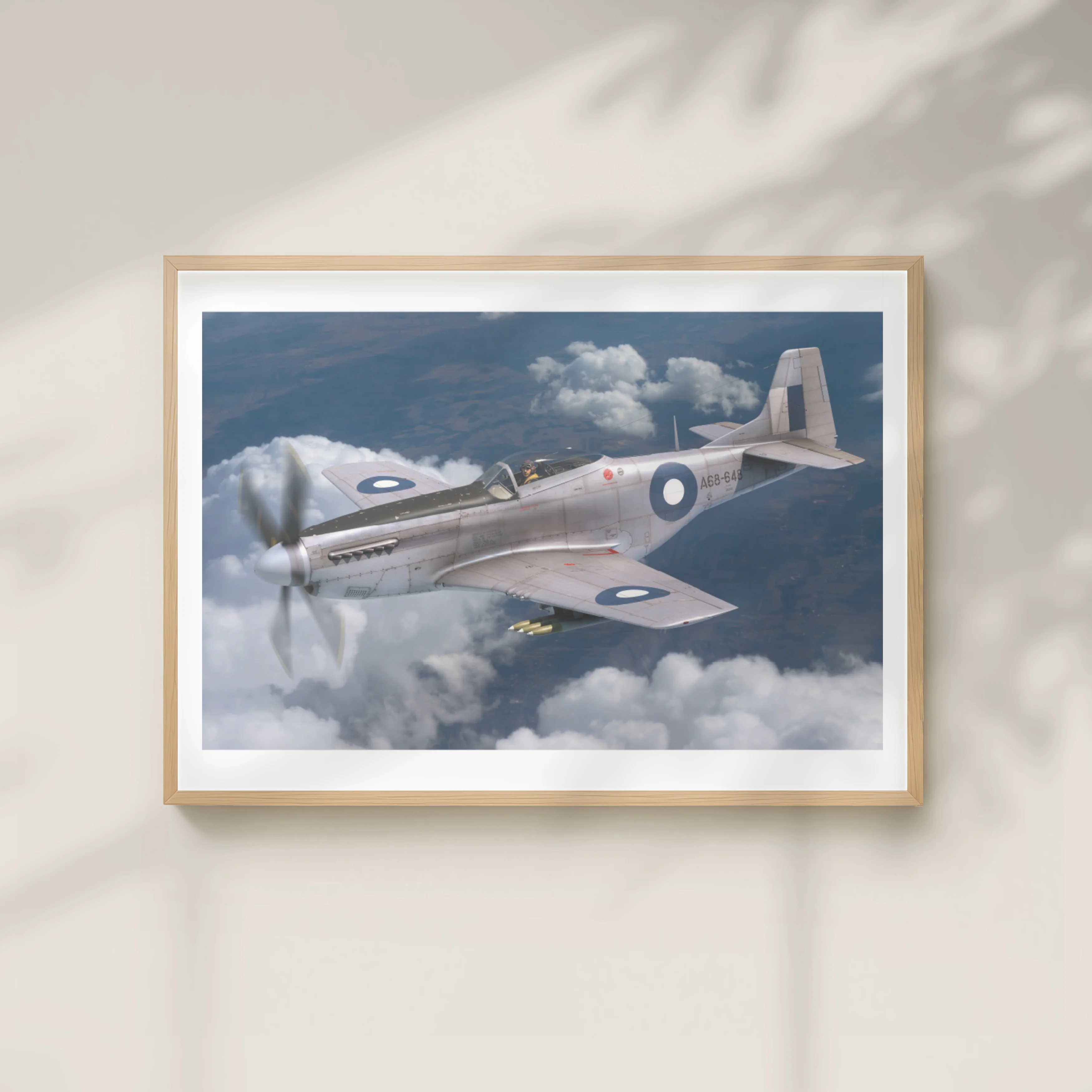 Poster, A1: North American P-51D Mustang