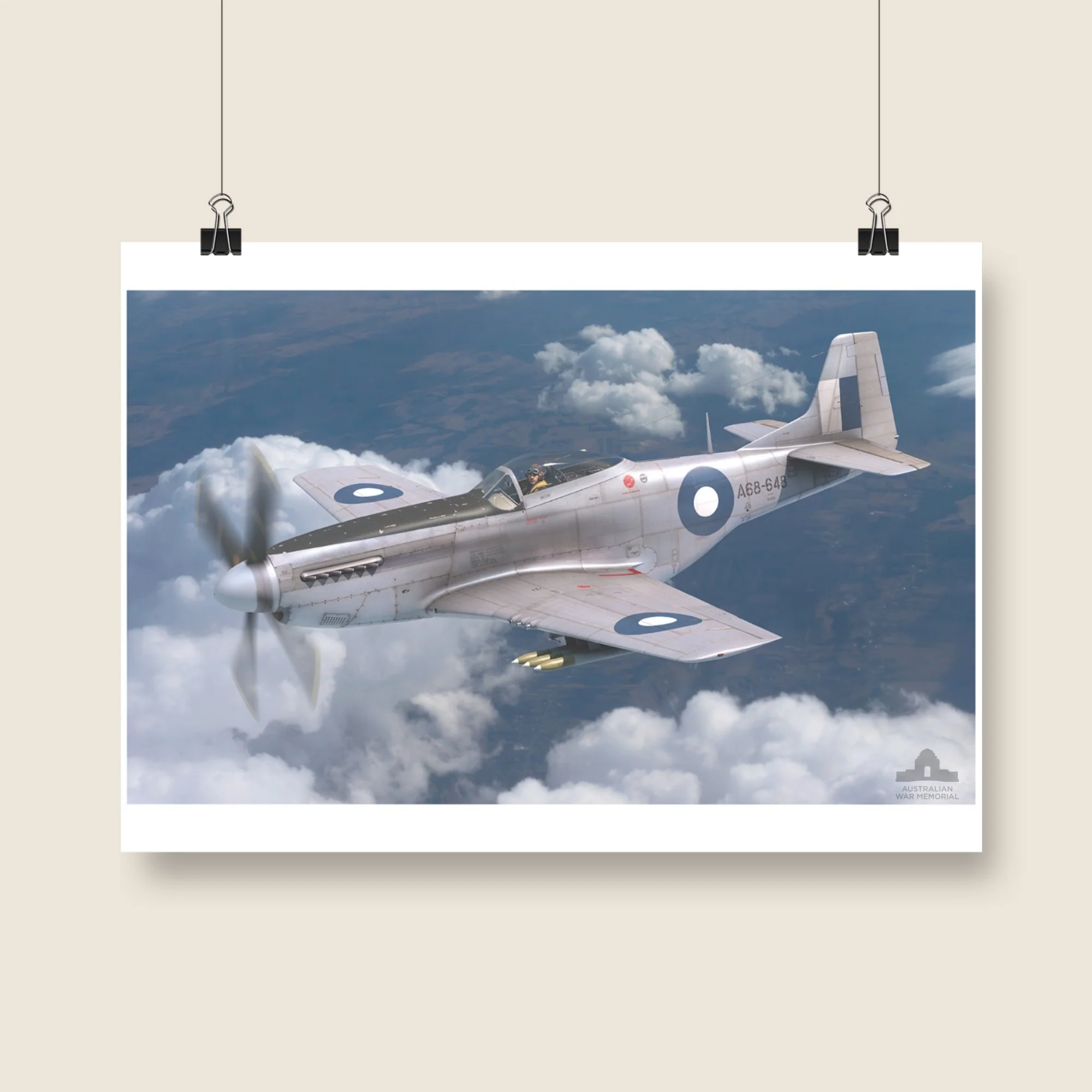 Poster, A1: North American P-51D Mustang - Image 2