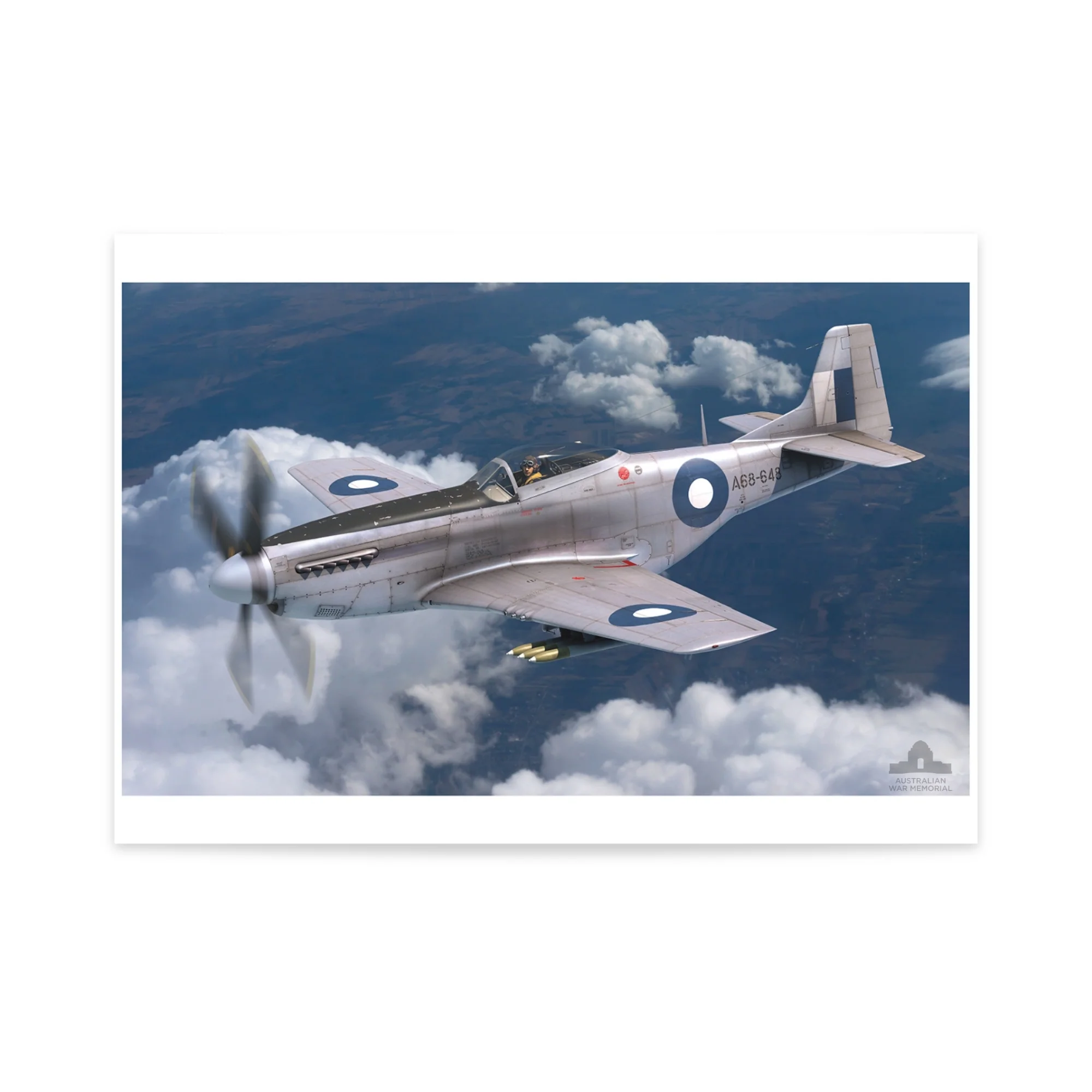 Poster, A1: North American P-51D Mustang - Image 3