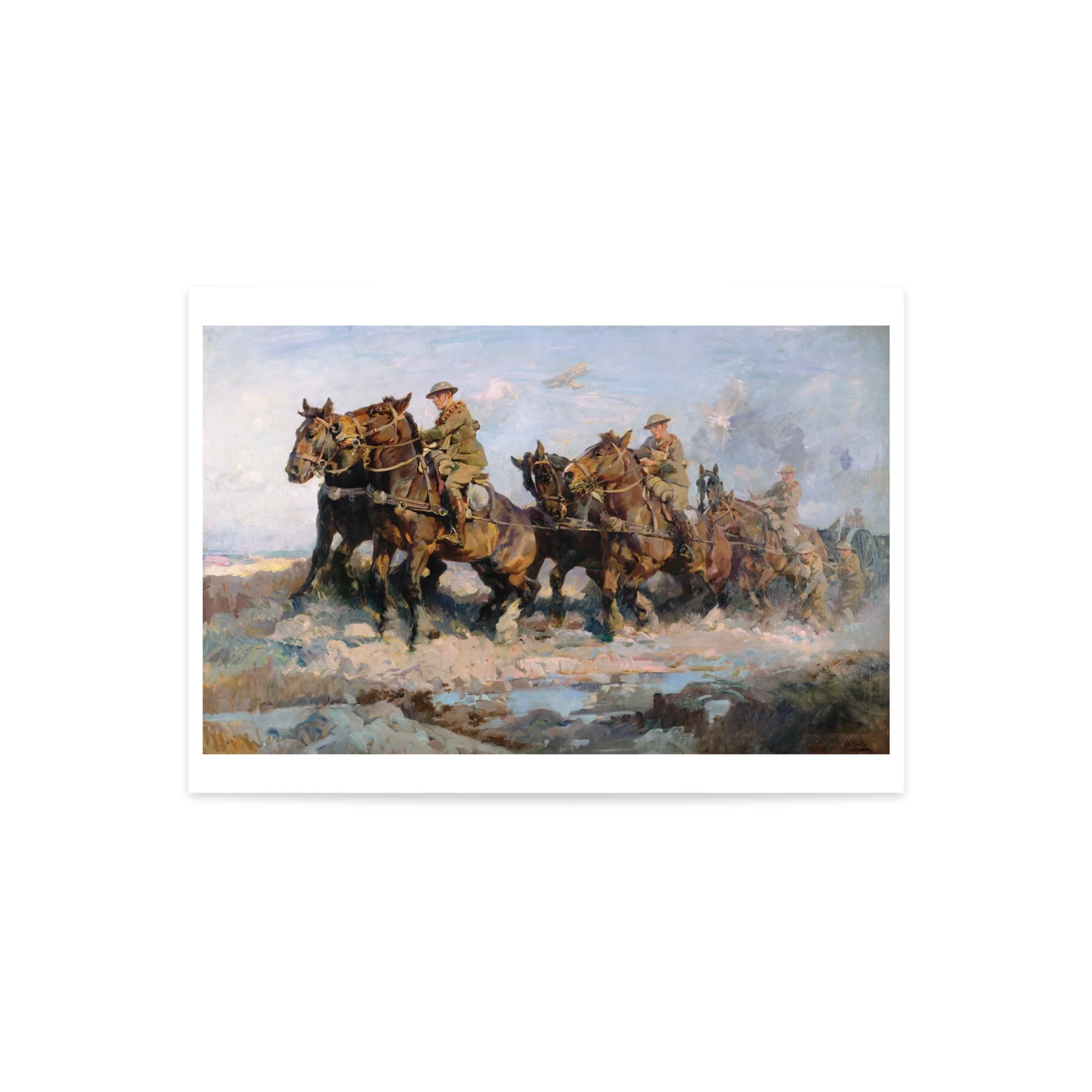 Print, A3: Bringing up the guns - Image 2