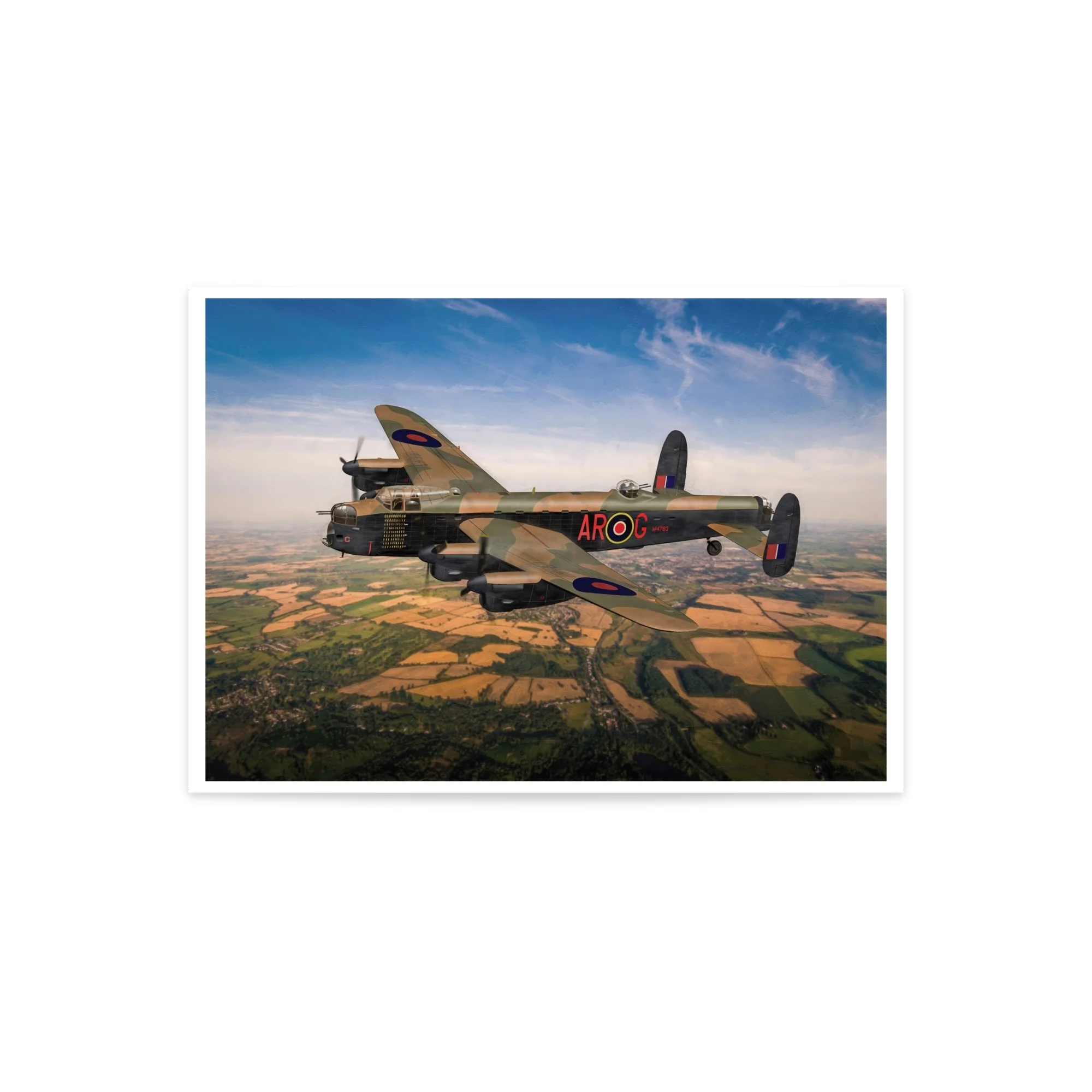 Print, A3: 'G for George' mid-flight - Image 2