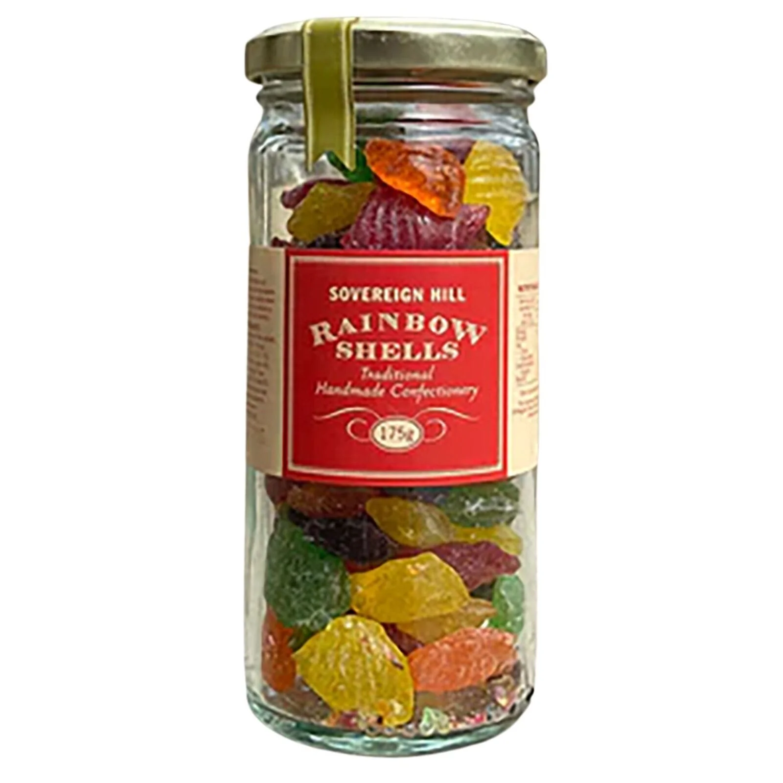 Rainbow Shells Lolly Jar (175g)