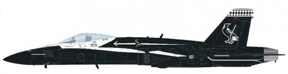 Replica: F/A-18A Hornet A21-18, Magpie scheme RAAF 2021, 1:72 scale - Image 3