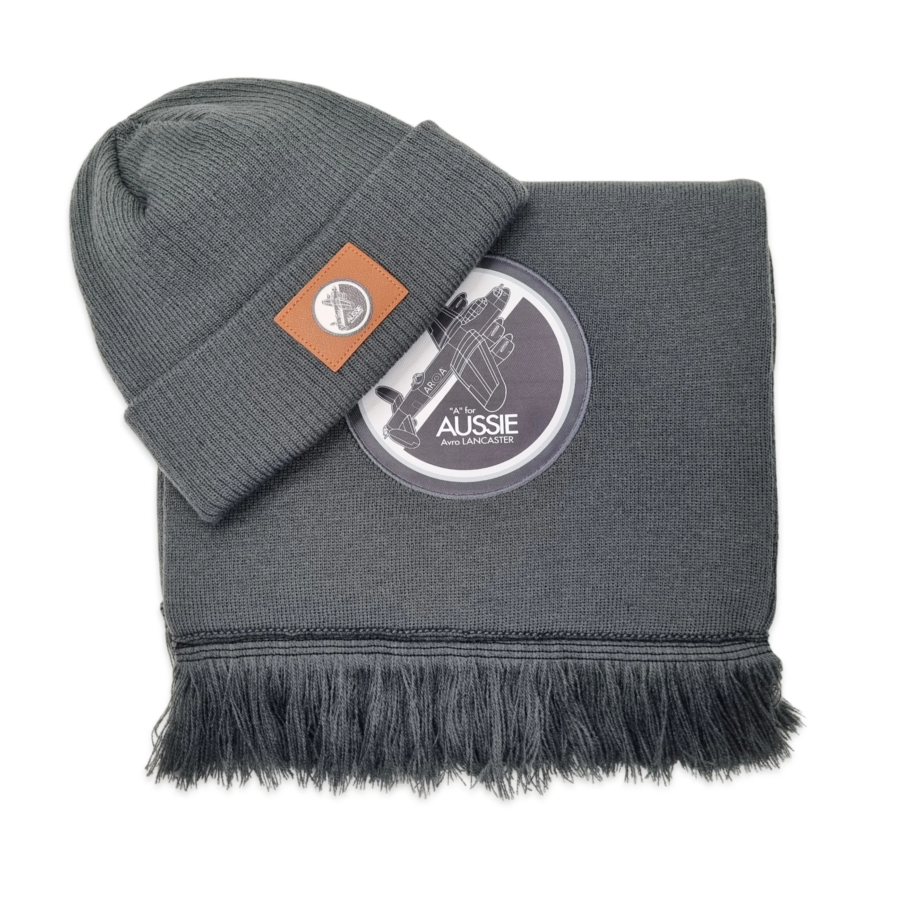 'A for Aussie' AR-A2, 460 Squadron Knit Scarf - Image 6