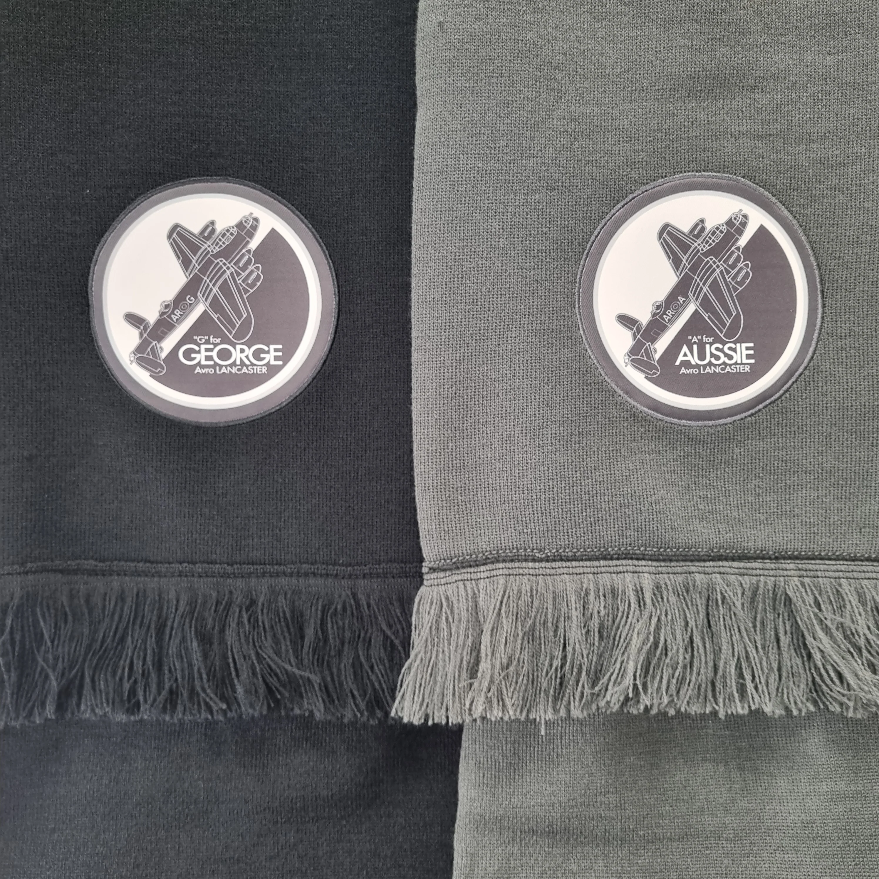 'A for Aussie' AR-A2, 460 Squadron Knit Scarf - Image 7