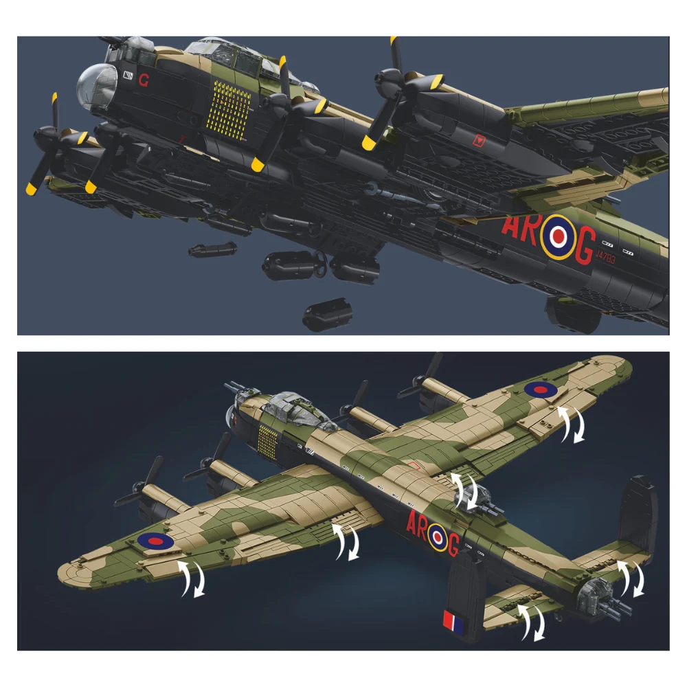 Sluban Avro Lancaster MkI Brick Set - G for George AR-G, 460 Squadron - Image 3