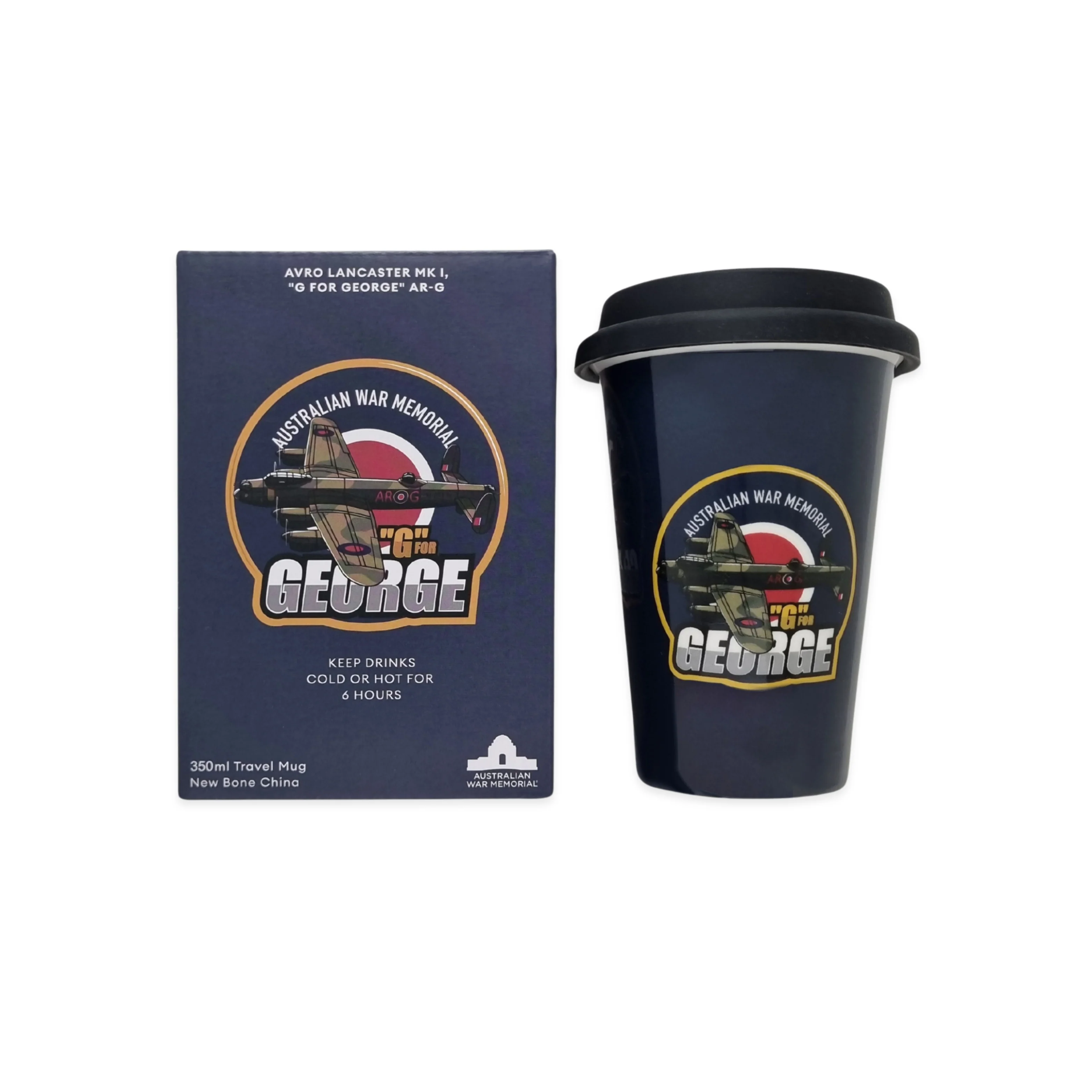 Travel Mug: 'G for George' AR-G, 460 Squadron - roundel - Image 5