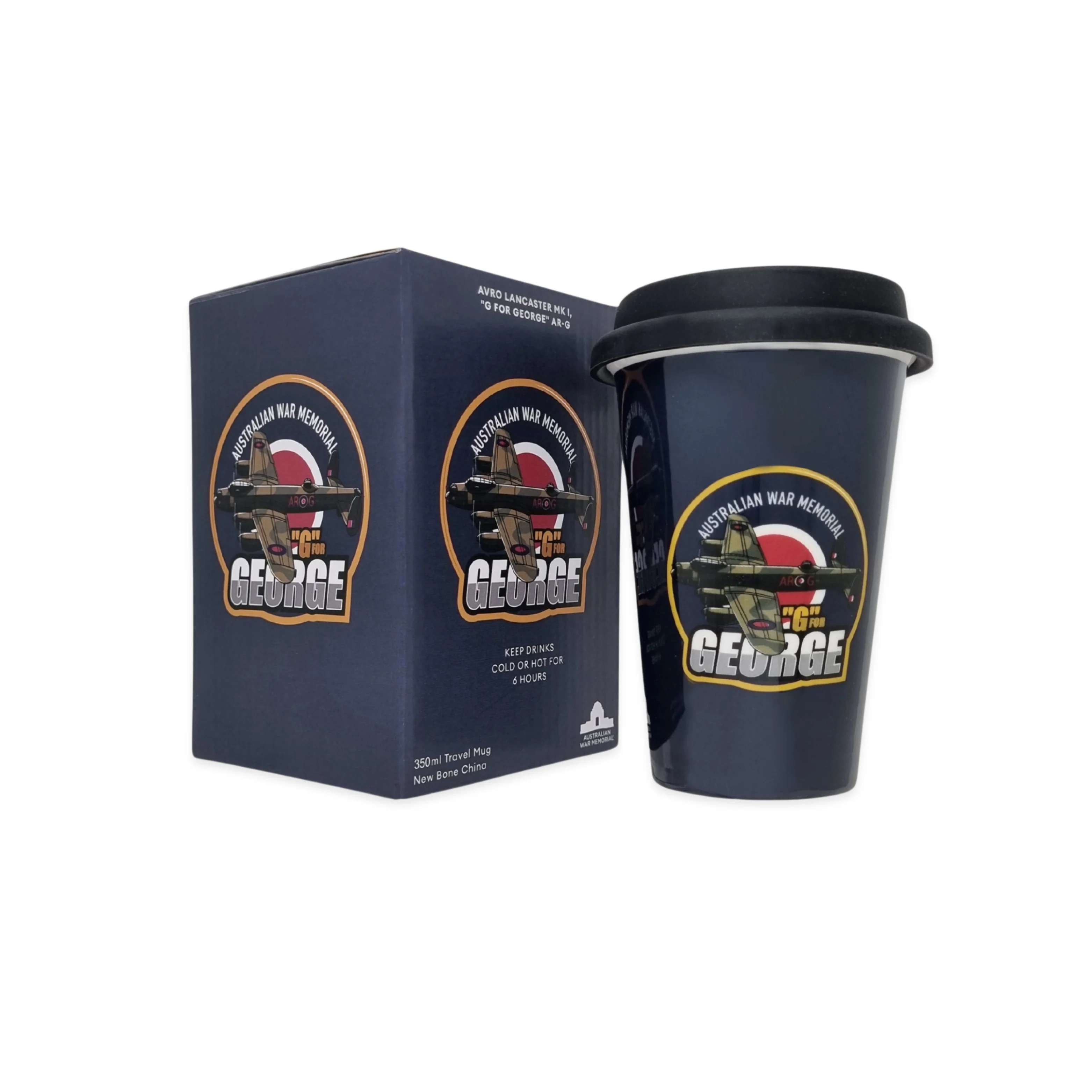 Travel Mug: 'G for George' AR-G, 460 Squadron - roundel - Image 6
