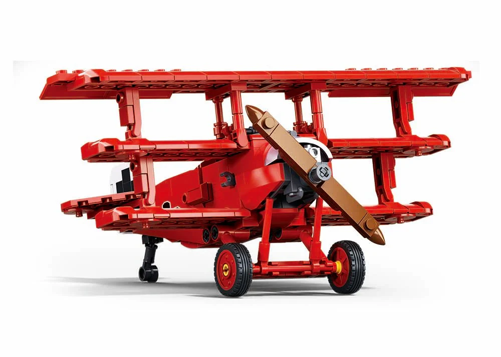 Sluban 1:35 WWI Fokker DR-1S Brick Set - Image 3